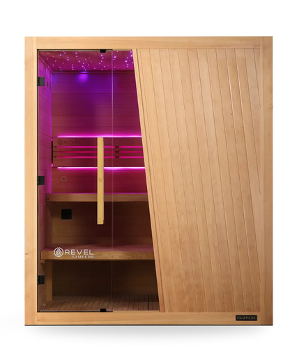 Revel Tampere 4 Person Traditional Finnish Sauna - Next Gen Revel Saunas