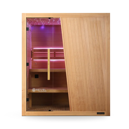 Revel Tampere 4 Person Traditional Finnish Sauna - Next Gen Revel Saunas