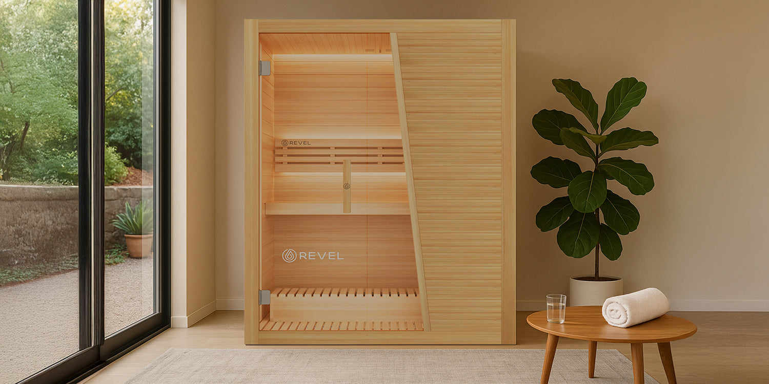 Load video: installation video for the Revel Aura sauna