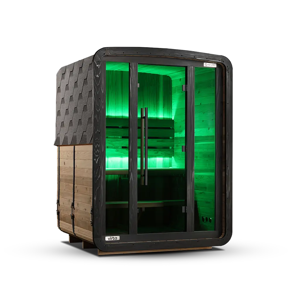 Revel Virta 2 Person Traditional Cabin (No Heater) Revel Saunas