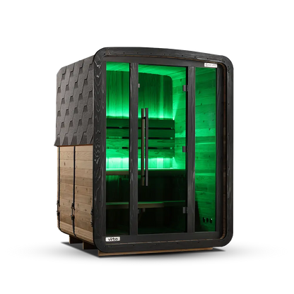 Revel Virta 2 Person Traditional Cabin (No Heater) Revel Saunas