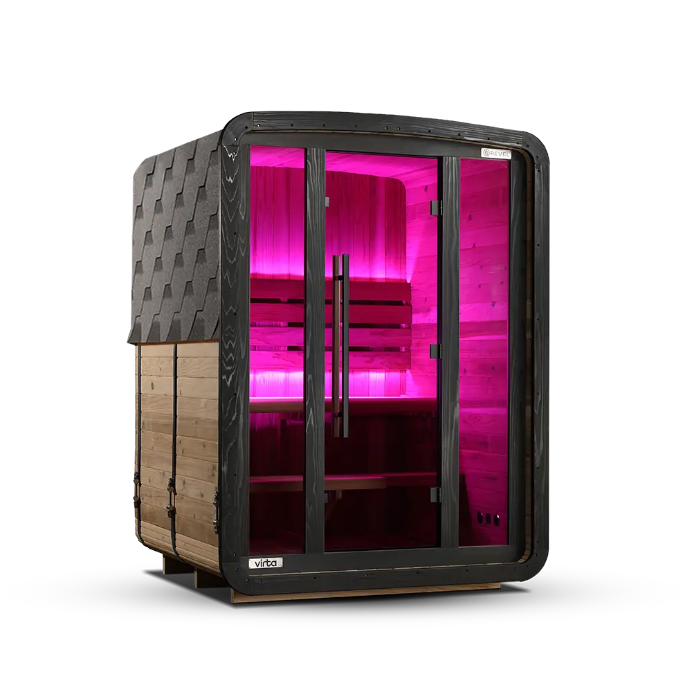 Revel Virta 2 Person Traditional Cabin (No Heater) Revel Saunas