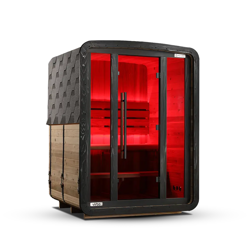 Revel Virta 2 Person Traditional Cabin (No Heater) Revel Saunas