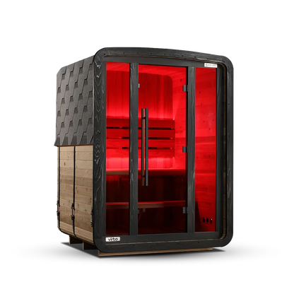 Revel Virta 2 Person Traditional Cabin (No Heater) Revel Saunas