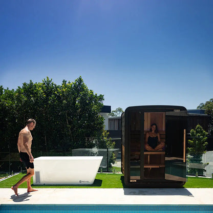 Revel Virta 2 Person Traditional Cabin Revel Saunas