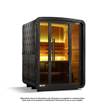 Revel Virta 2 Person Traditional Cabin Revel Saunas