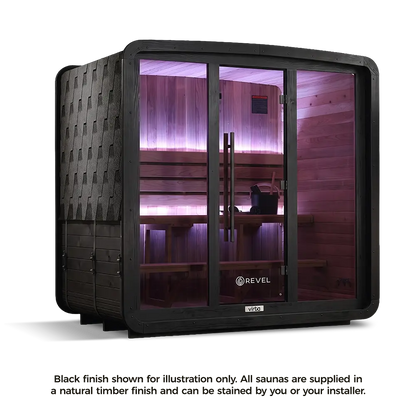 Revel Virta 4 Person Traditional Cabin Revel Saunas